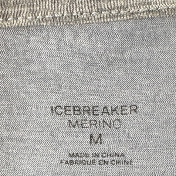 Icebreaker Women's Gray and Pink Short Sleeve Tee - Picture 2 of 6